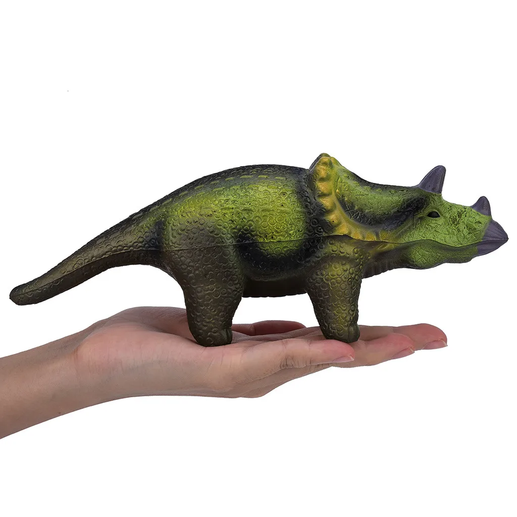 Мягкий Трицератопс медленно восстанавливающая форму коллекция игрушка для