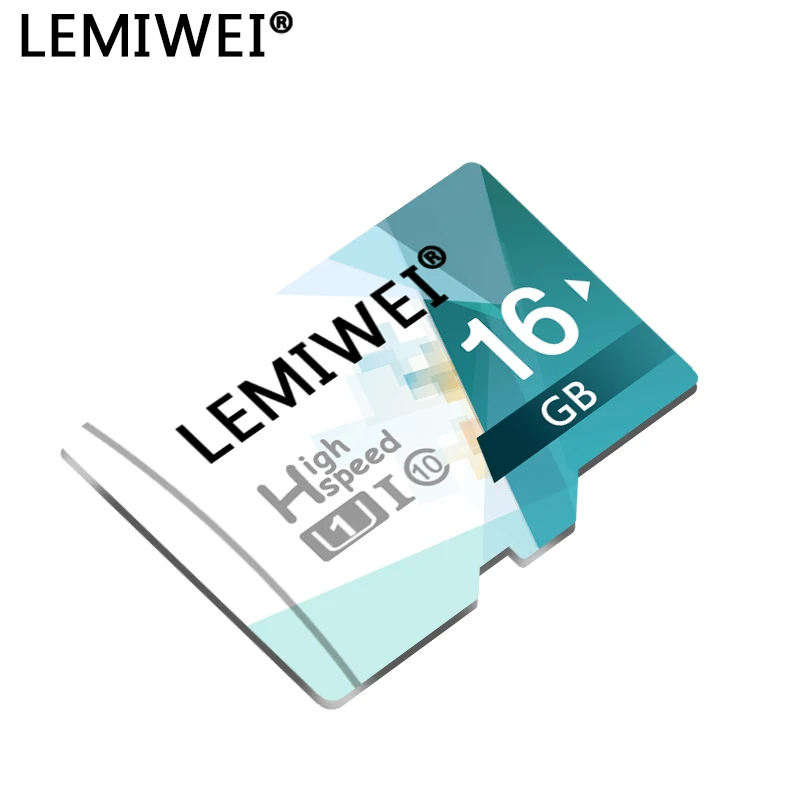 TF флэш карта памяти 64 ГБ 32 16 8 высокоскоростная LEMIWEI Trans UHS I 10 совместимая со