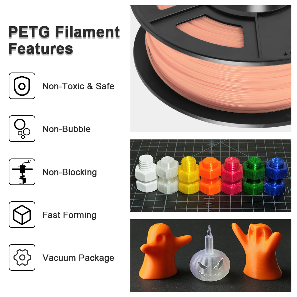 Нить для 3D принтера Enotepad PETG 1 кг/0 02 фунта s допуск +/ 75 мм катушка оптовая продажа