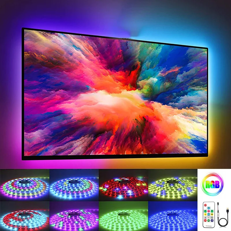 

Гибсветодиодный Светодиодная лента WS2812B RGB 5050, 5 в пост. Тока, 1-5 м