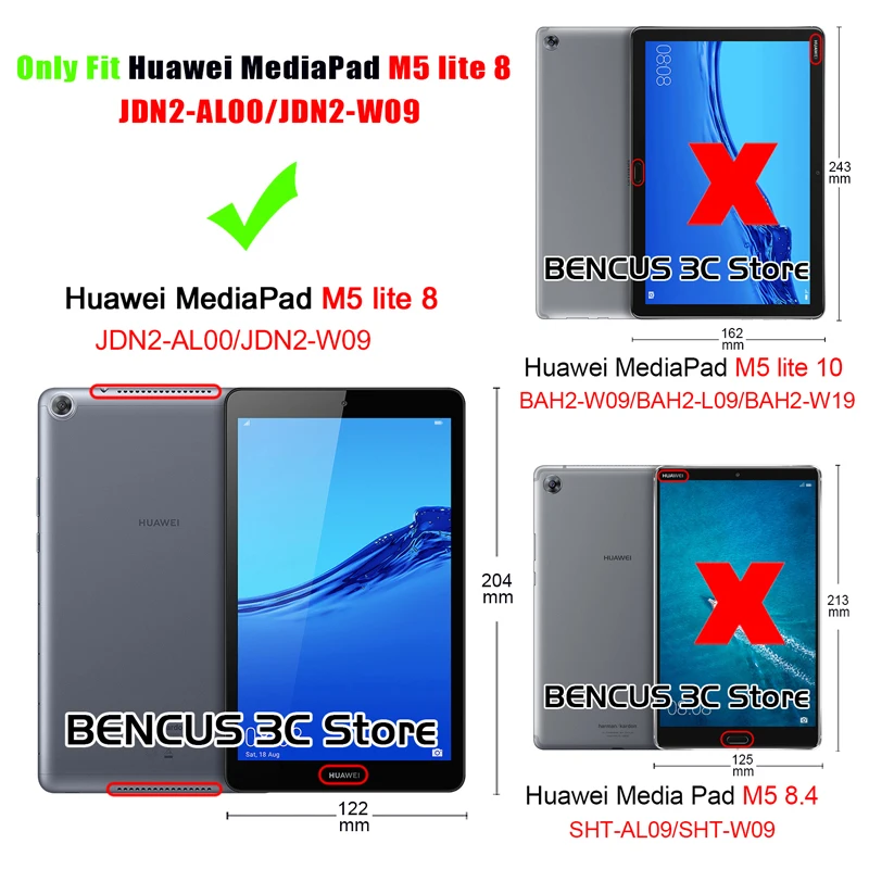 2 раза личи защитный чехол Подставка для huawei mediapad M5 Lite 8,0 корпус JDN2-L09 JDN2-W09 M5lite 8 протектор