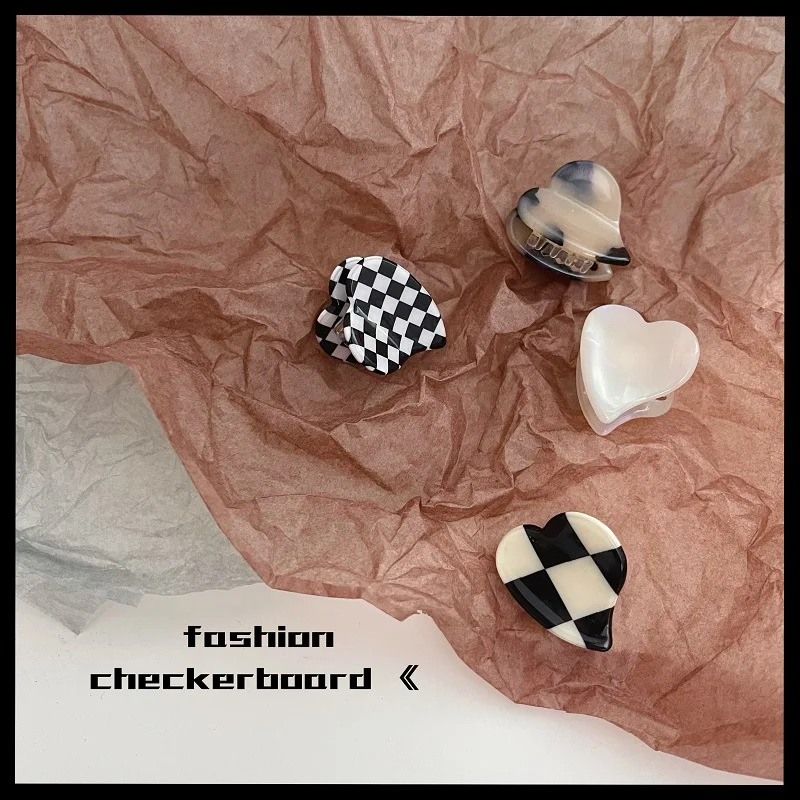 

Заколка-краб Женская в стиле ретро, простой зажим для волос, аксессуар для волос, в ацетатном стиле, в стиле ретро