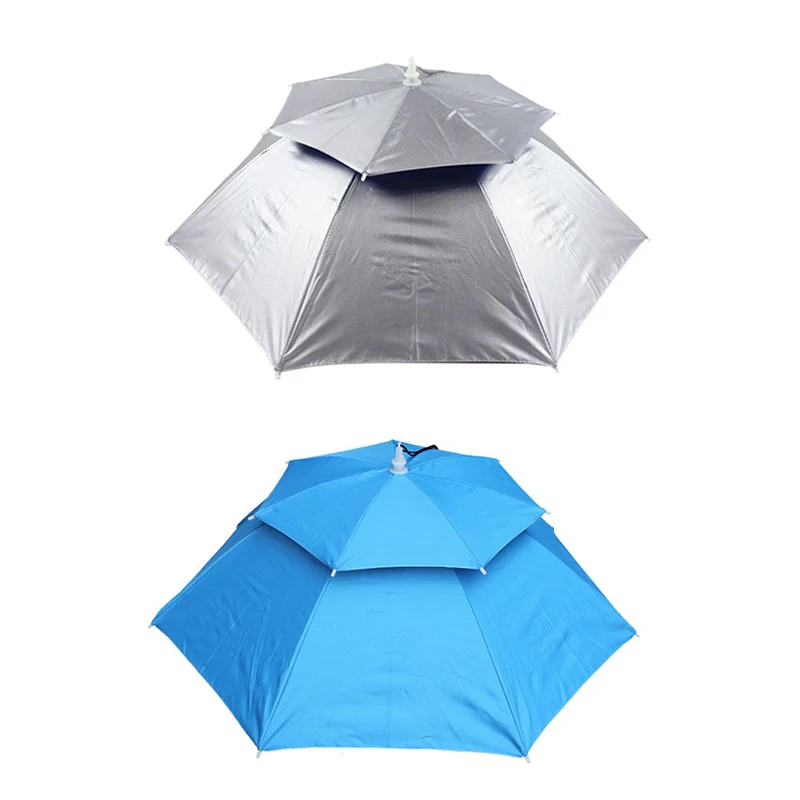 Портативный зонтик шляпа от солнца козырек 77 см Водонепроницаемая уличная