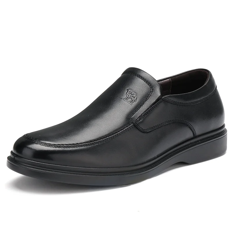 A932209010Black CAMEL/деловые модельные туфли; мужские комфортные мужские лоферы из натуральной кожи; мягкая эластичная Нескользящая повседневная мужская обувь для вождения - Цвет: A932209010Black