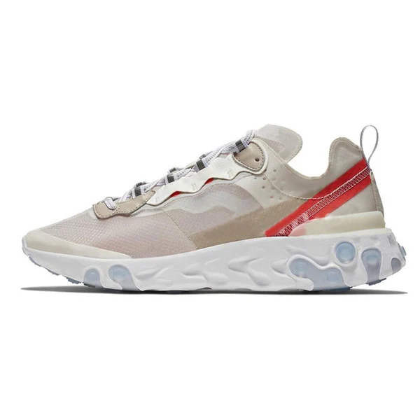 

React Element 87 Men's Running Shoes Anthracite Royal Tint Fashion Men Women's Sports Sneakers Size 36-45