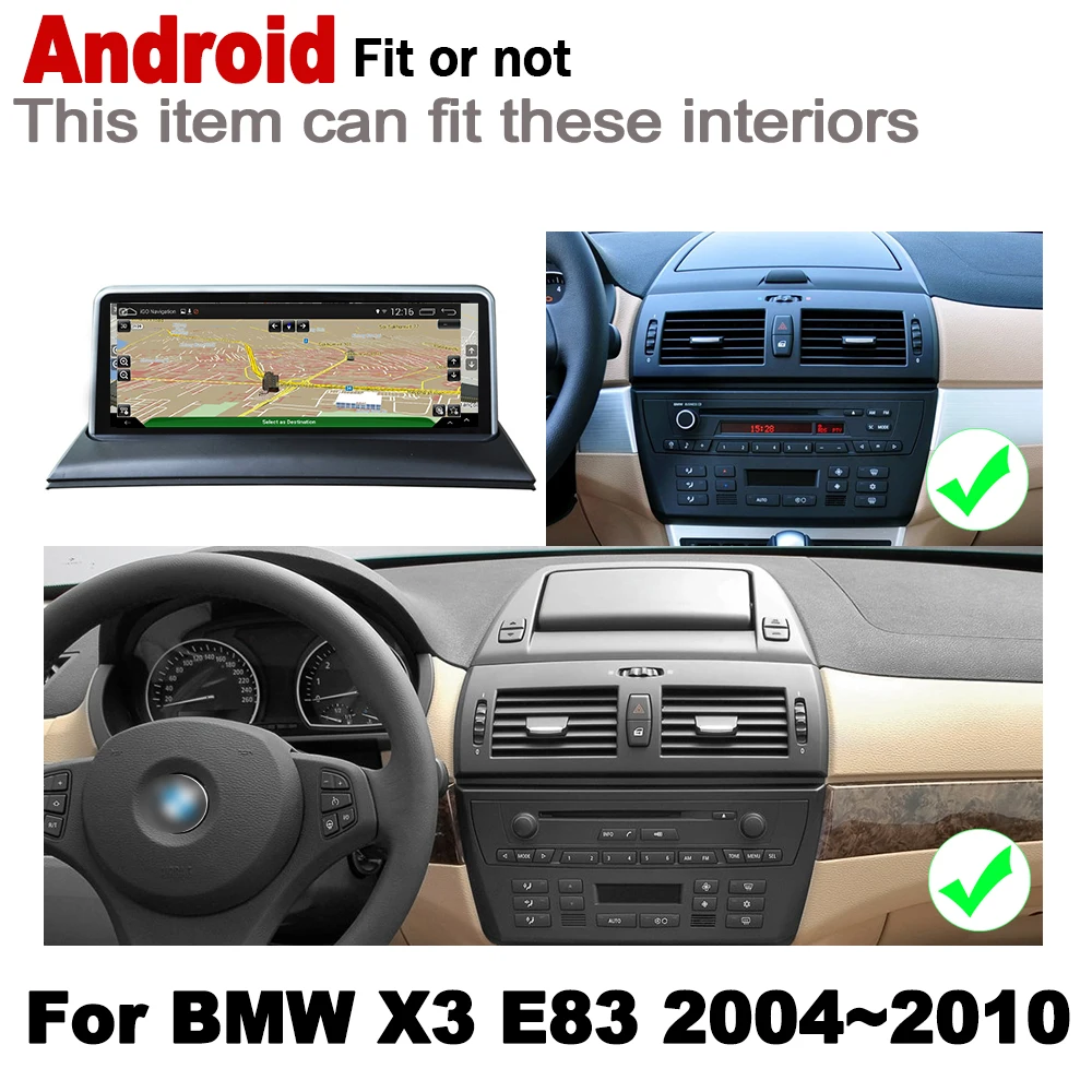 10 25 &quotHD экран стерео Android 7 0 up Автомобильный GPS навигатор карта для BMW X3 E83 2004 ~ 2010