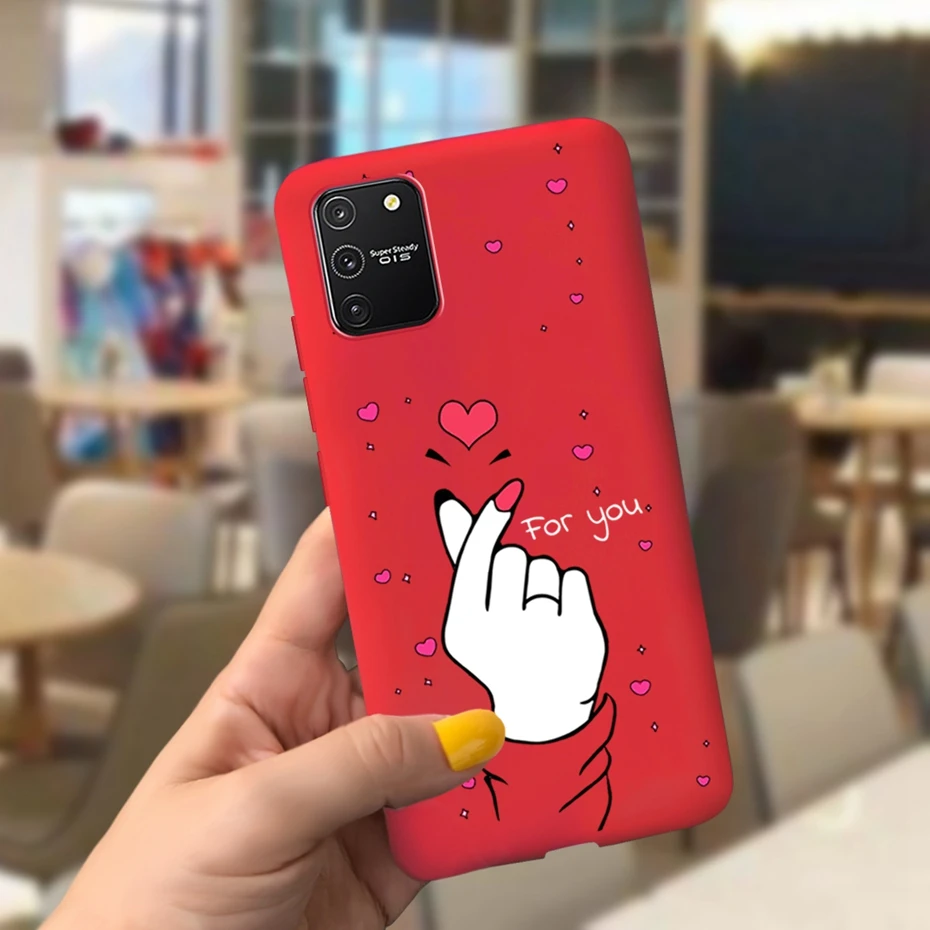 Чехол для Samsung Galaxy s10 lite чехол карамельного цвета из ТПУ силиконовая Мягкая задняя