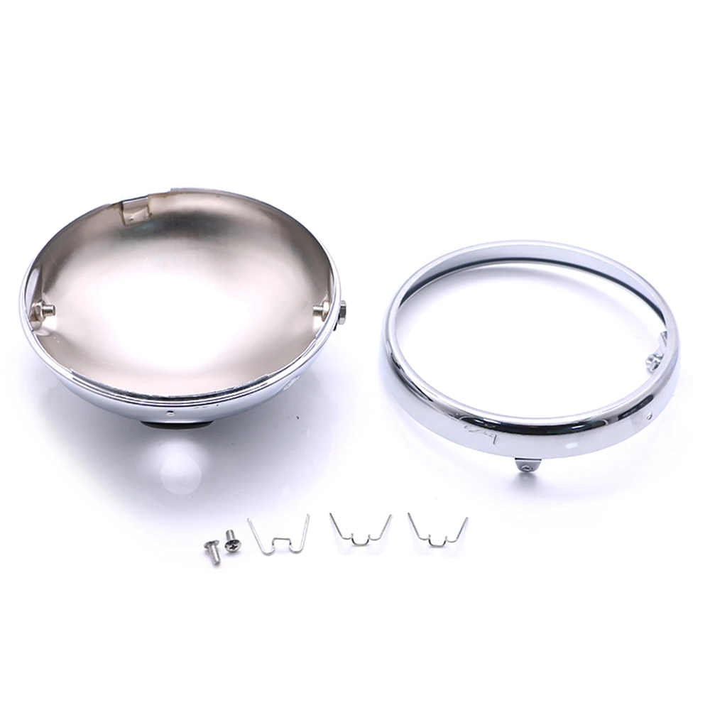 Мотоциклетный 7 дюймовый светодиодный налобный фонарь крышка для кафе Racer чоппер