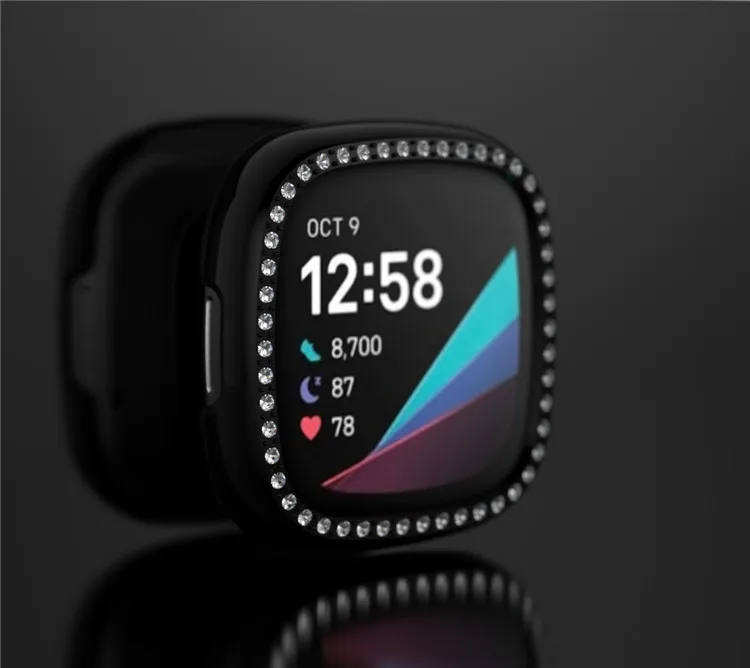 Прозрачный защитный чехол для Fitbit Versa 3/Sense оболочка часов Защитная пленка экрана