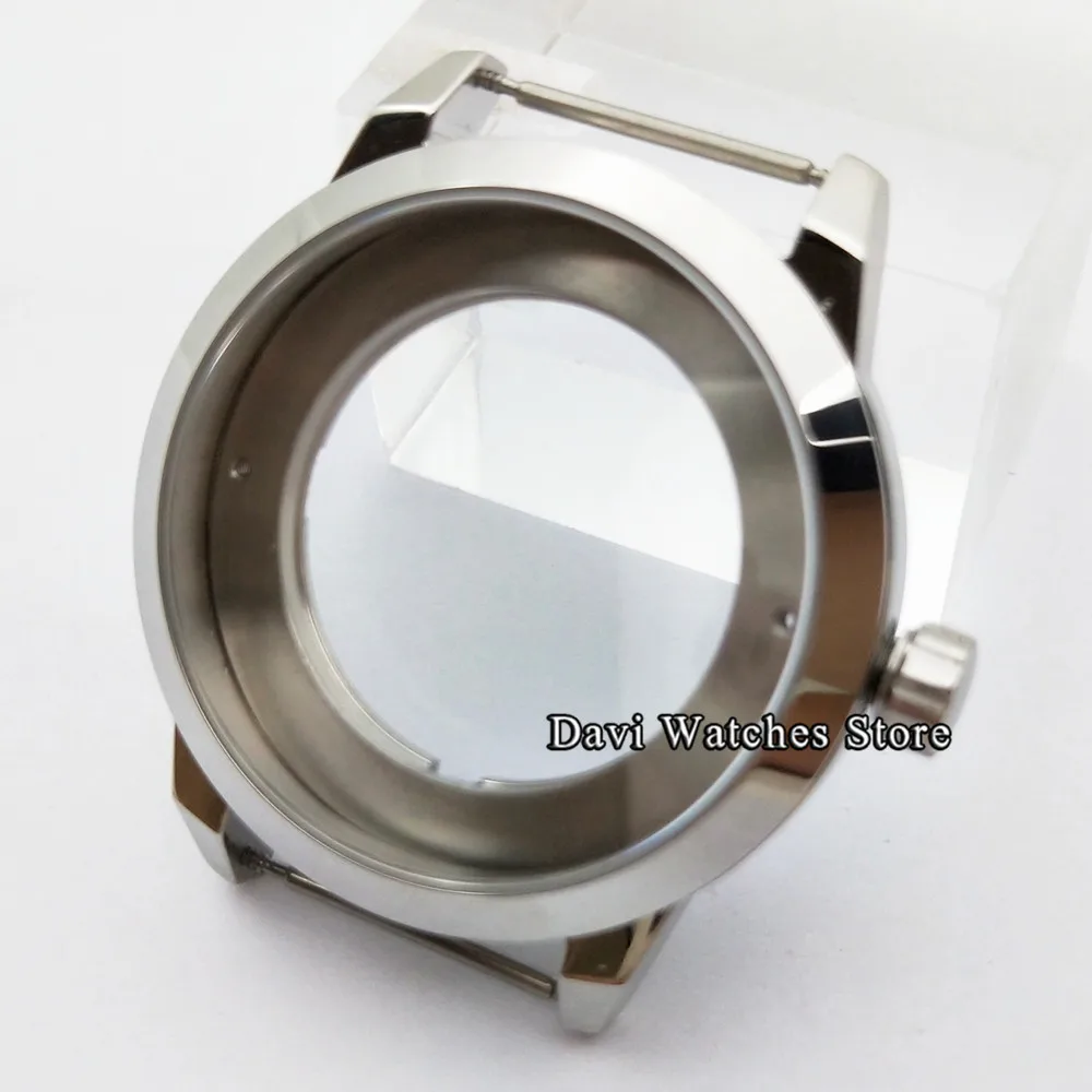 Прозрачный чехол Corgeut 41 мм сапфировое стекло подходит для ETA2836 Miyota 8215 8205 821A Чайка