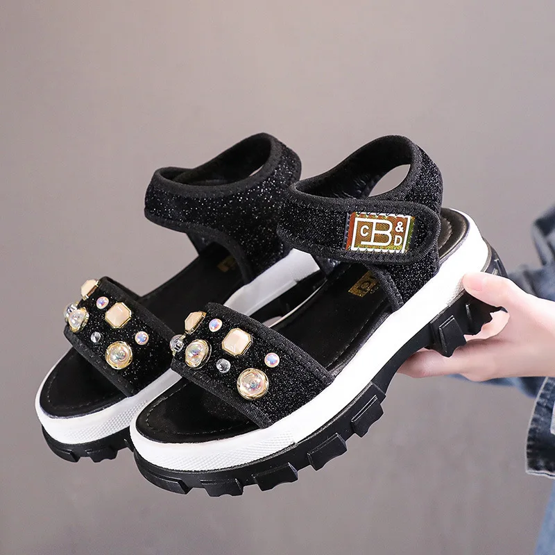 

Vrouwen Schoenen New sandalias summer style casual sports sandal shimmering rhinestone lady platform beach shoes zapatos mujer