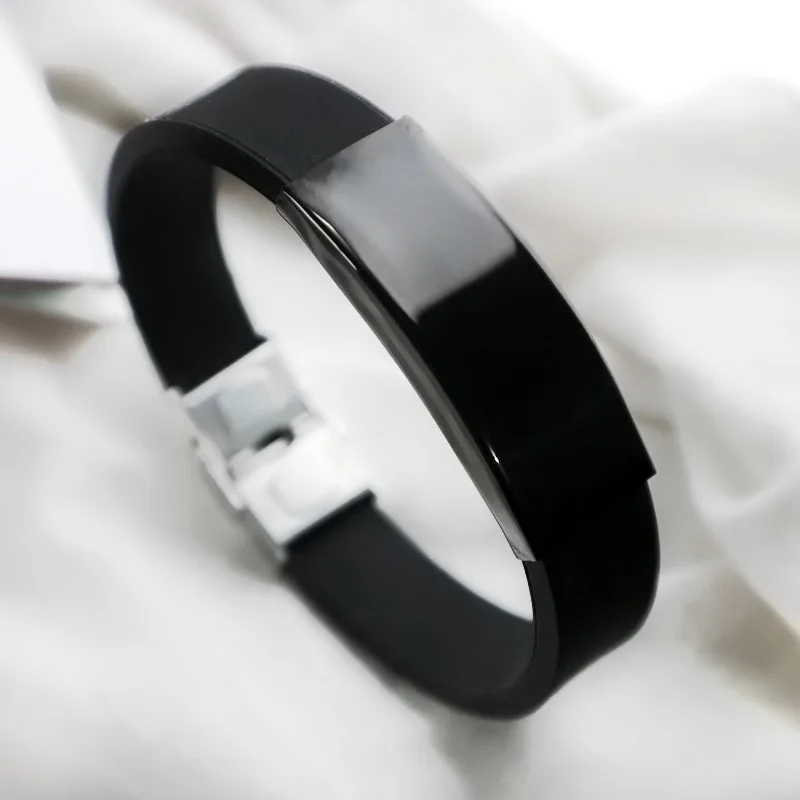 2020 крутой мужской браслет из нержавеющей стали силиконовые браслеты широкие