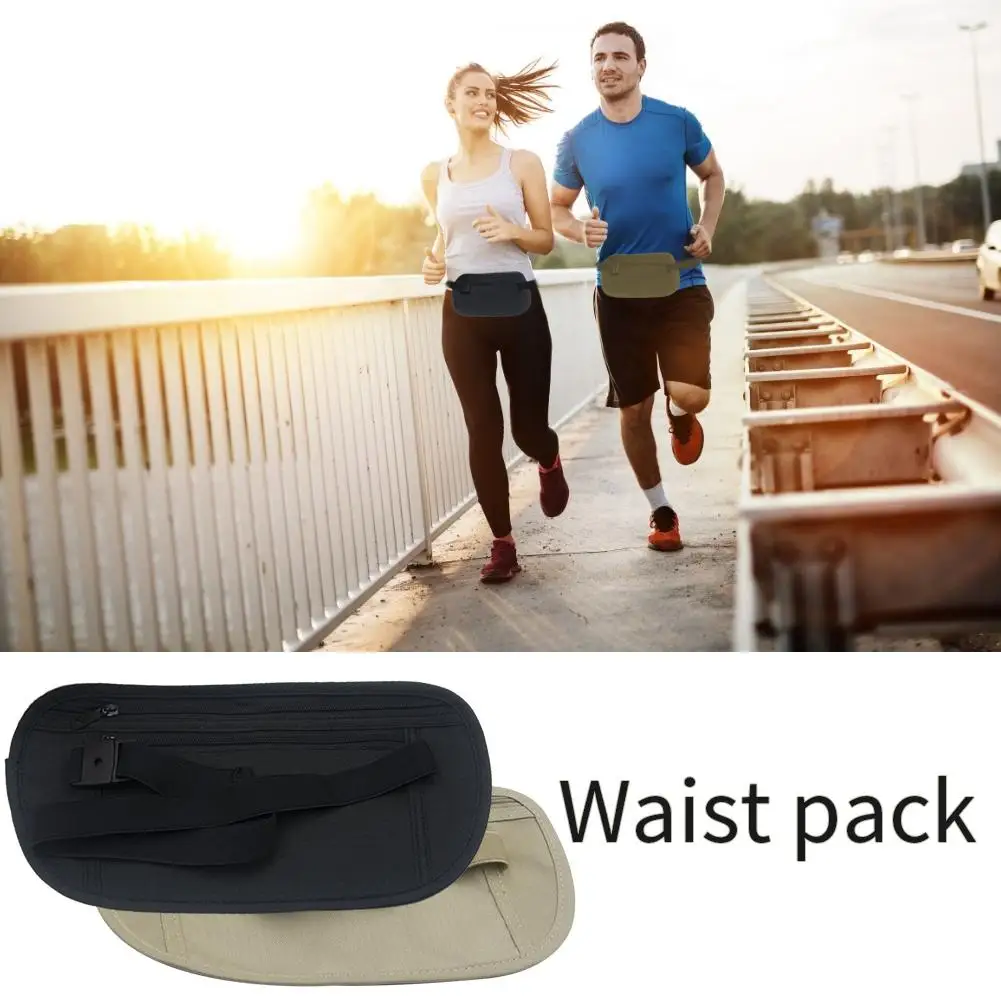 Уличная закрывающая спортивная сумка с карманами водонепроницаемая невидимая