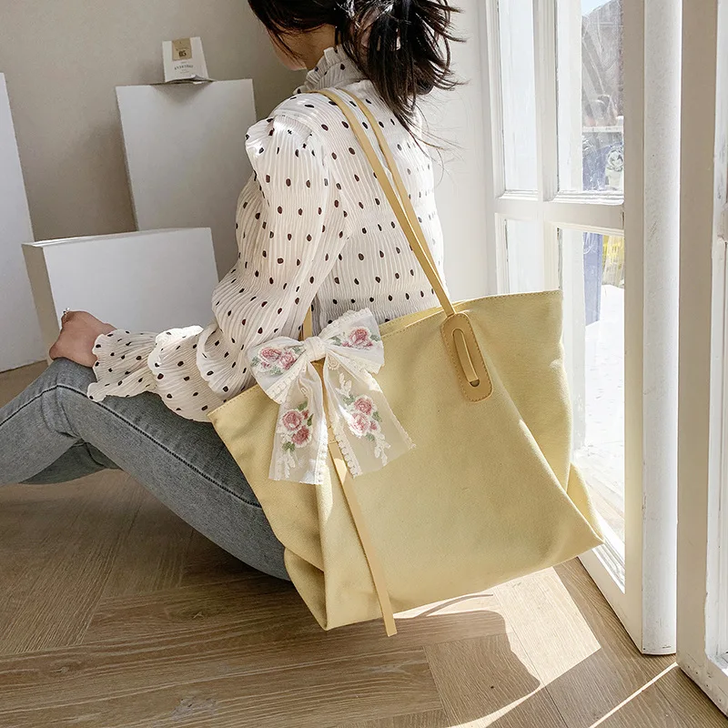 

Handbags for Women 2021 New Fashion Shoulder Bags Large-capacity Student Class Bag Canvas Tote Bags Designer Bag Bolsa Feminina