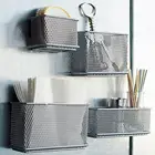 Прочная Магнитная корзина для хранения холодильника, сетчатая корзина на присоске для холодильника, Домашний Органайзер для белой доски