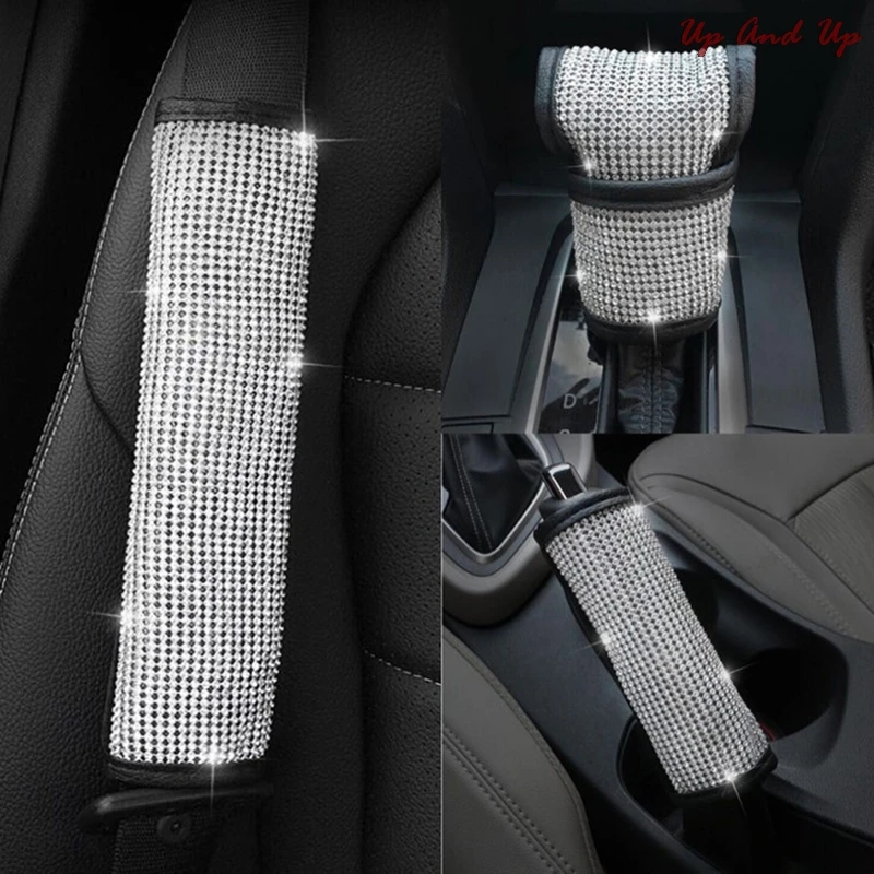 

Hot Sale Universal Sparkle Luxury Bling Rhinestone Diamond Car Accessories Wheel Cover