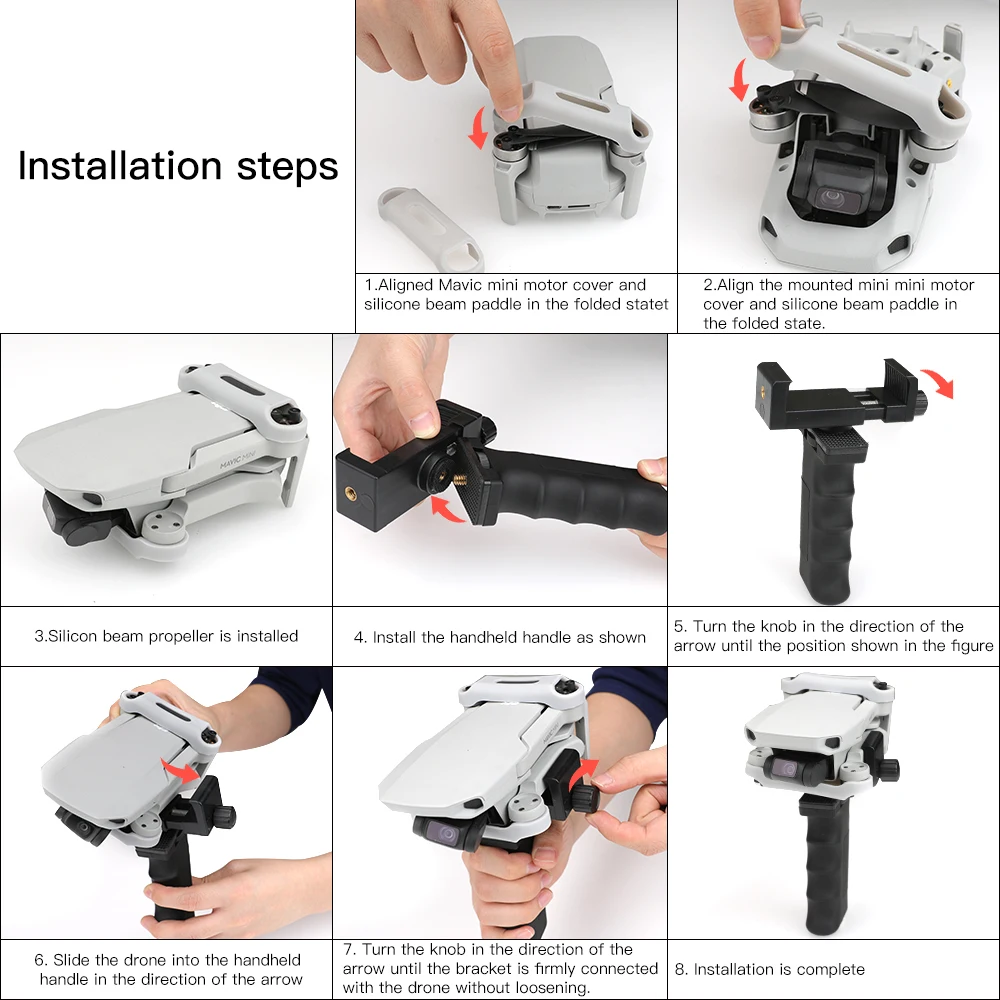 Ручной держатель стабилизатора 2in1 силиконовый для DJI Mavic Mini Drone аксессуары