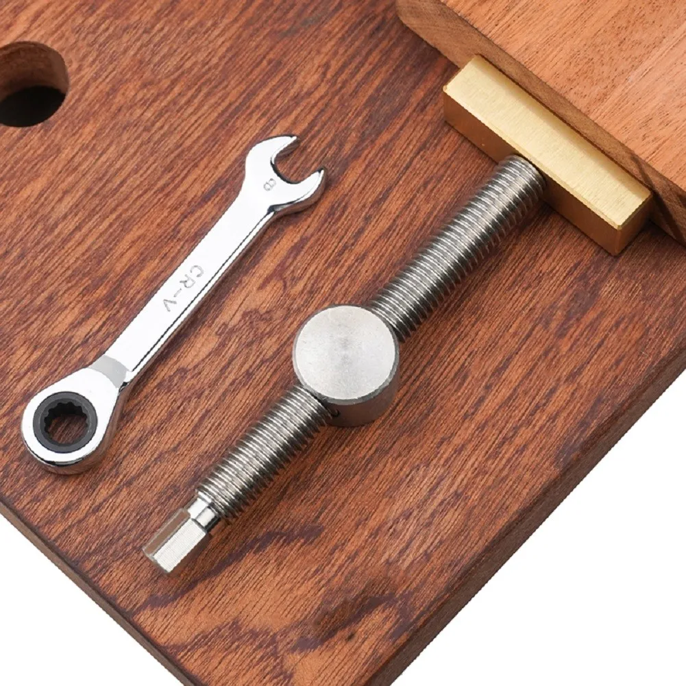

20MM Woodworking Desktop Clip Fast Fixed Clip Clamp Brass Fixture Vise For Hole Woodworking Benches Joinery Carpenter Tool