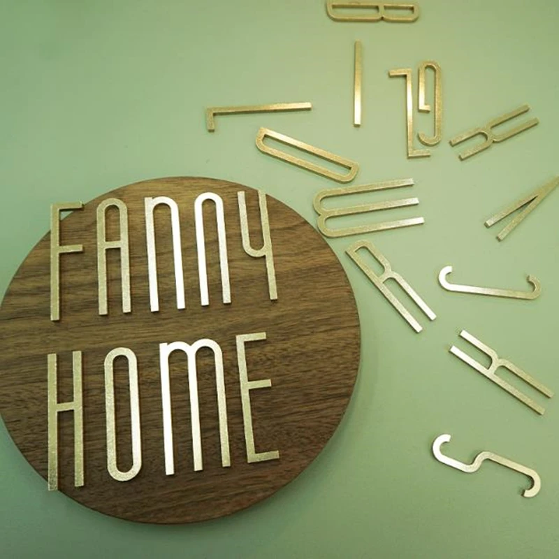 LCH высококачественные твердые латунные цифры, Настенный декор, вилла, отель, дверные тарелки, фигурки, домашний офис, номер DIY