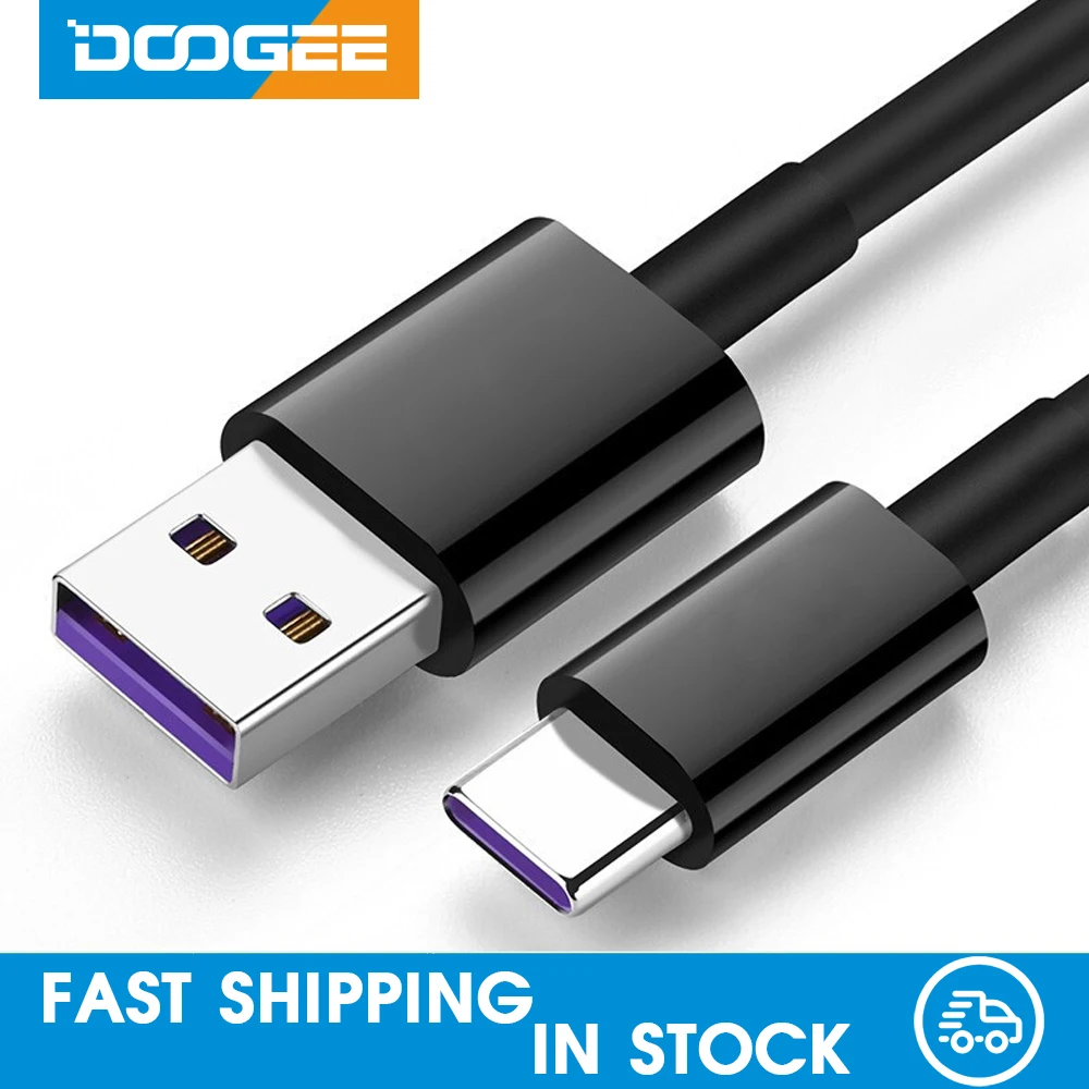 Doogee Original USB Cable Fast Charging Type C Data Charge Micro Mobile Phone Cord N20 S68 S40 S95 | Мобильные телефоны и