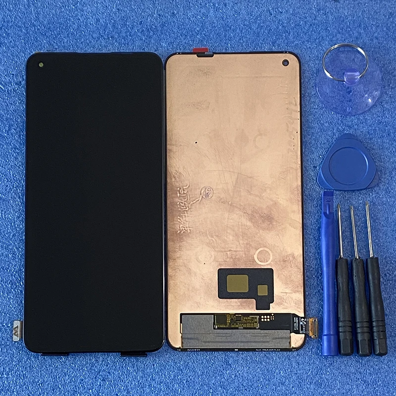 Pantalla LCD AMOLED Original de 6,55 pulgadas para OnePlus 9R, digitalizador de Panel t&aacute;ctil para OnePlus 9 R, LE2101, 1 + 9R-1
