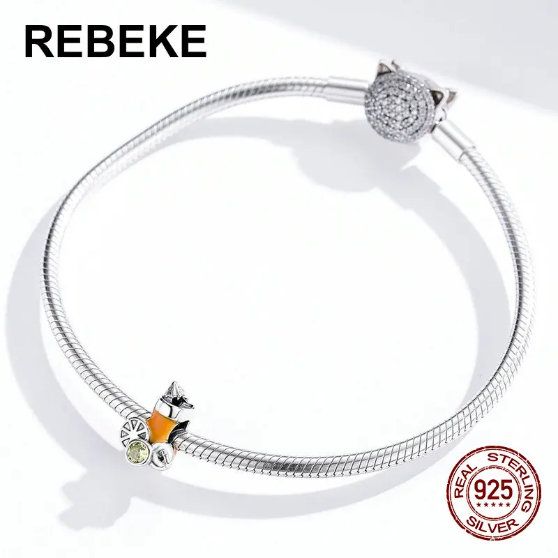 Лето 2020 очаровательные эмалированные бусины с соком 100% Стерлинговое Серебро 925