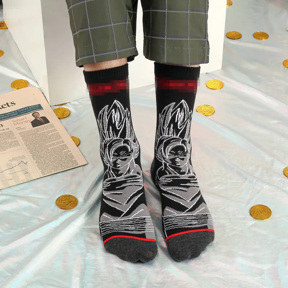 Аниме Сон Гоку какарото чулки Косплей Костюм короткие носки Взрослые хлопковые |