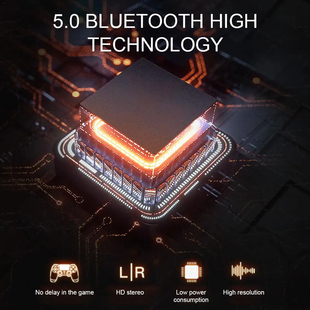 K40 Bluetooth беспроводные наушники IPX5 Sweatproof спортивные стереонаушники 5,0 шумоподавление гарнитуры вызов