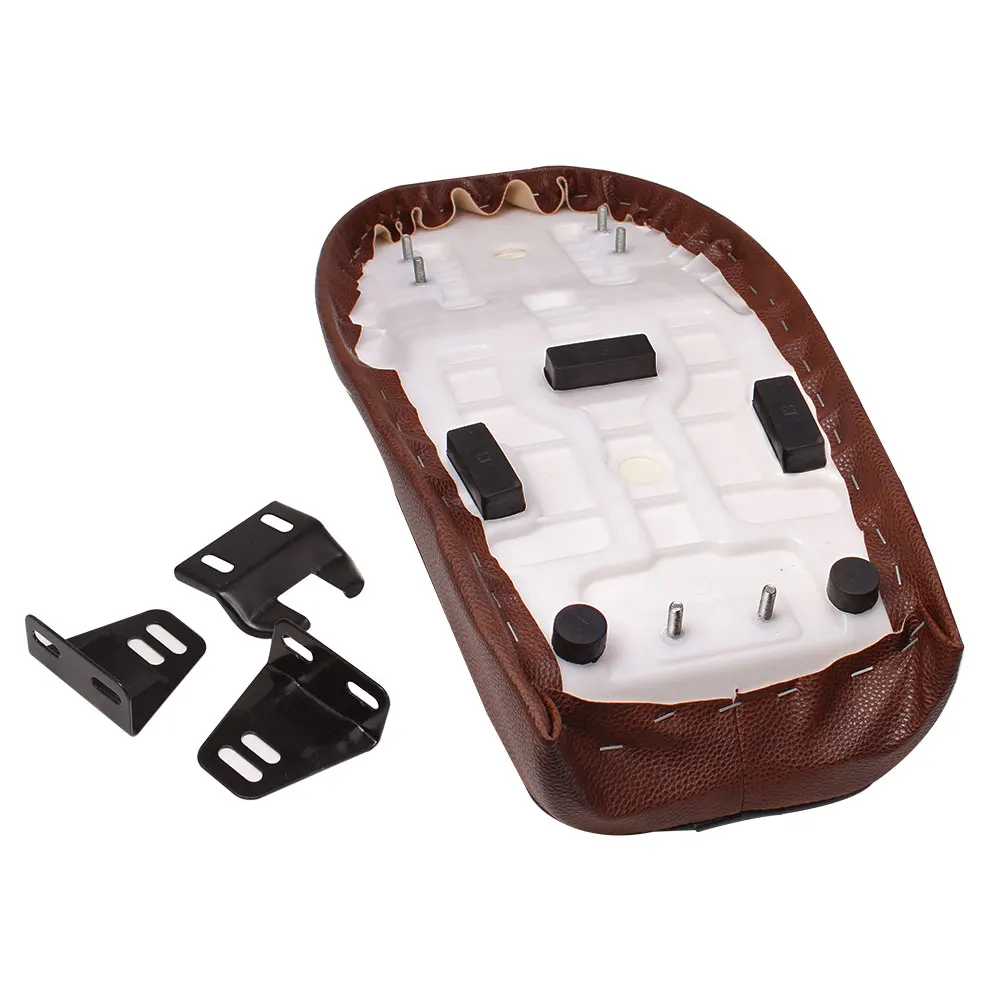 Новое коричневое мотоциклетное седло в стиле ретро для Кафе Racer винтажное