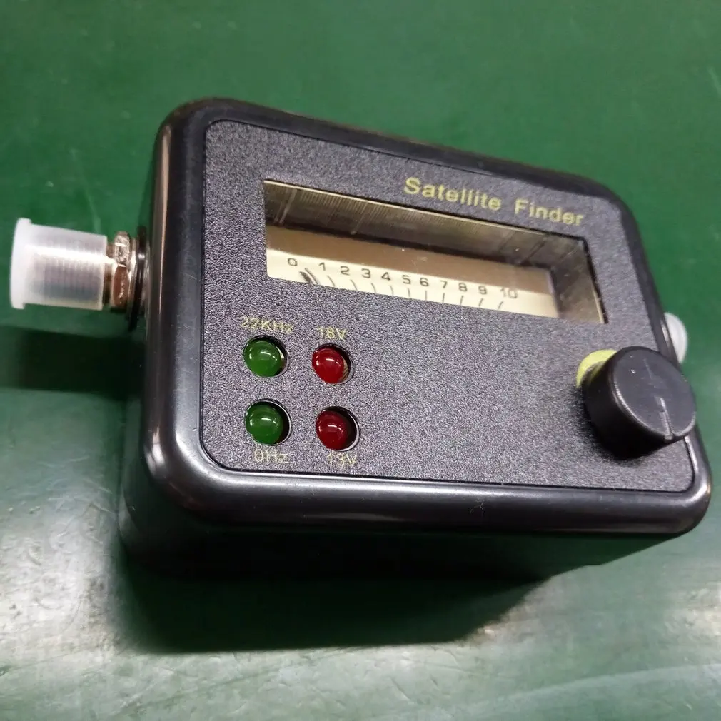 Satellite Signal Detector 0 / 22Khz 13V / 18V Satellite Finder Sf001 Model 4 Lights Professional Compact And Accurate