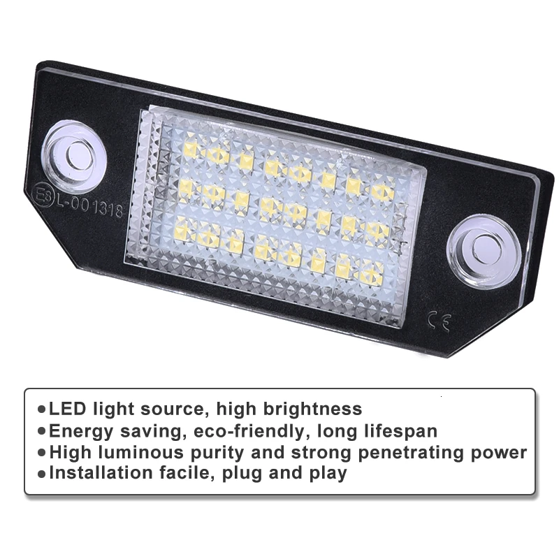 Светодиодный светильник для номерного знака NS Modify 12 В автомобиля наружные