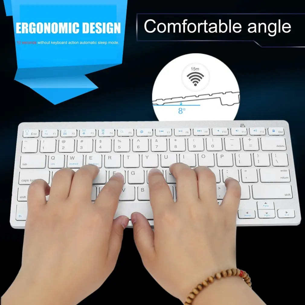 Wireless Bluetooth Keyboard Hot Sale For Air ipad Mini Mac Computer PC Macbook | Компьютеры и офис