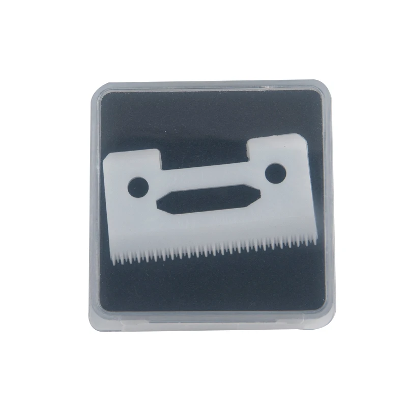 

Replaceable Blade Hair Removal New 2-Hole Stagger-Tooth Ceramic Movable Blade Cordless Clipper For Wahl Shear Clipper With Box