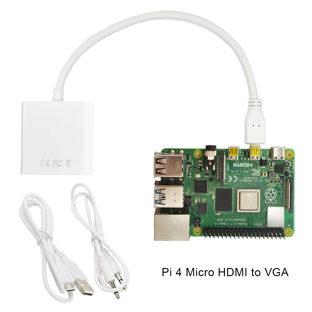 1080P микро HDMI к VGA видео конвертер Кабель-адаптер для ПК Монитор Проектор