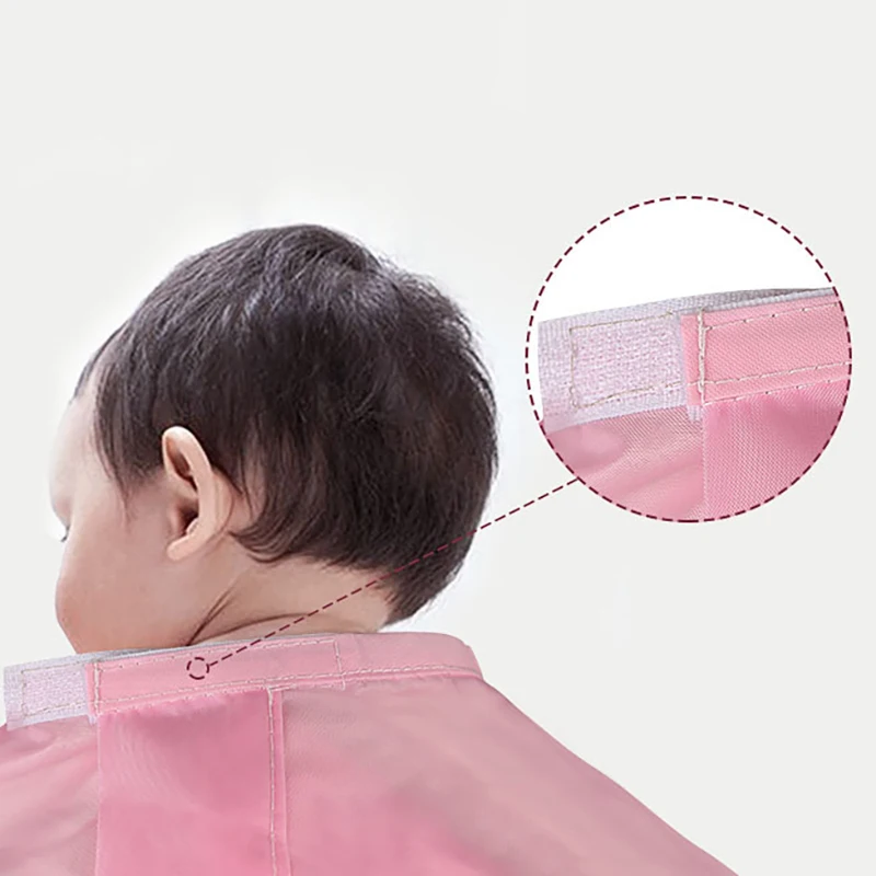 

Kids Foldable Salon Apron Waterproof Hair Cutting Cloak Umbrella Cape Home Hairdressing Cape Cover Cloth