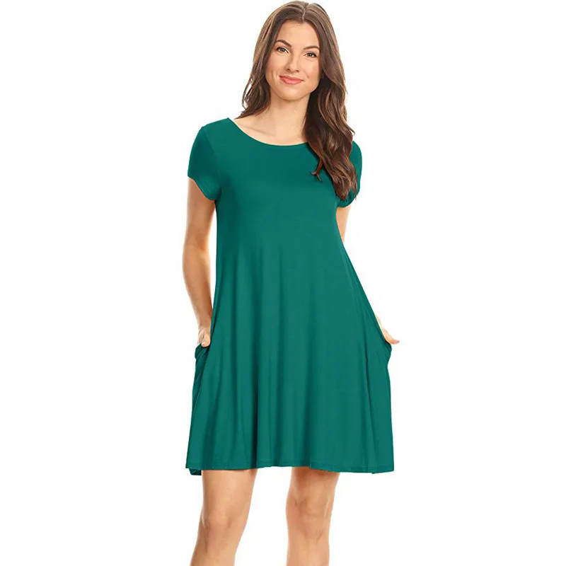 Новинка 2020 женская одежда OWLPRINCESS разноцветное Свободное платье с круглым вырезом