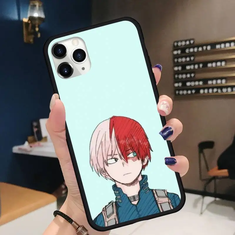 

My Hero Academia Cartoon Phone Case for iPhone 11 12 pro XS MAX 8 7 6 6S Plus X 5S SE 2020 XR Soft silicone