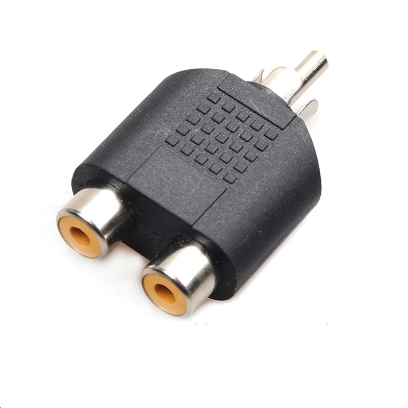 Lotus adapter Audio amplifier splitter cable RCA one-two extension male to double female | Электроника