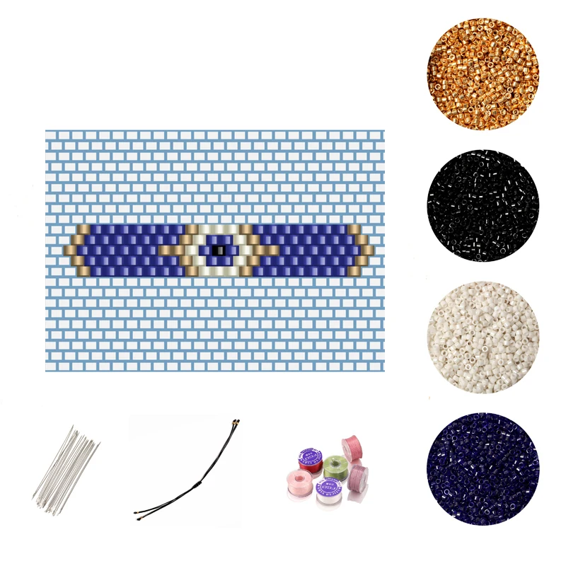 Шарм FAIRYWOO Миюки Браслет сглаза аксессуары сделай сам Набор для изготовления