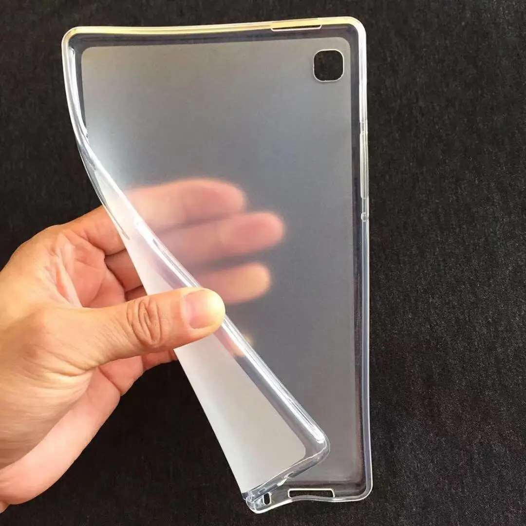 

For Samsung Galaxy Tab A7 Lite 8.7 Inch Model SM-T220 SM-T225 Transparent Soft TPU Back Tablet Case Protective Cover