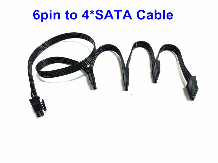 PCI-E 6 + 2pin / CPU 8Pin(4 4) /4 SATA IDE кабель питания для Antec Neo Eco NE400M NE450M NE550M NE650M полумодульный