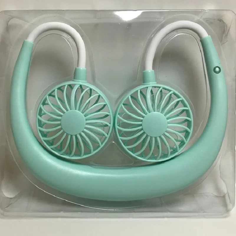 1 шт. переносные вентиляторы шейный вентилятор с USB Перезаряжаемый нашейный