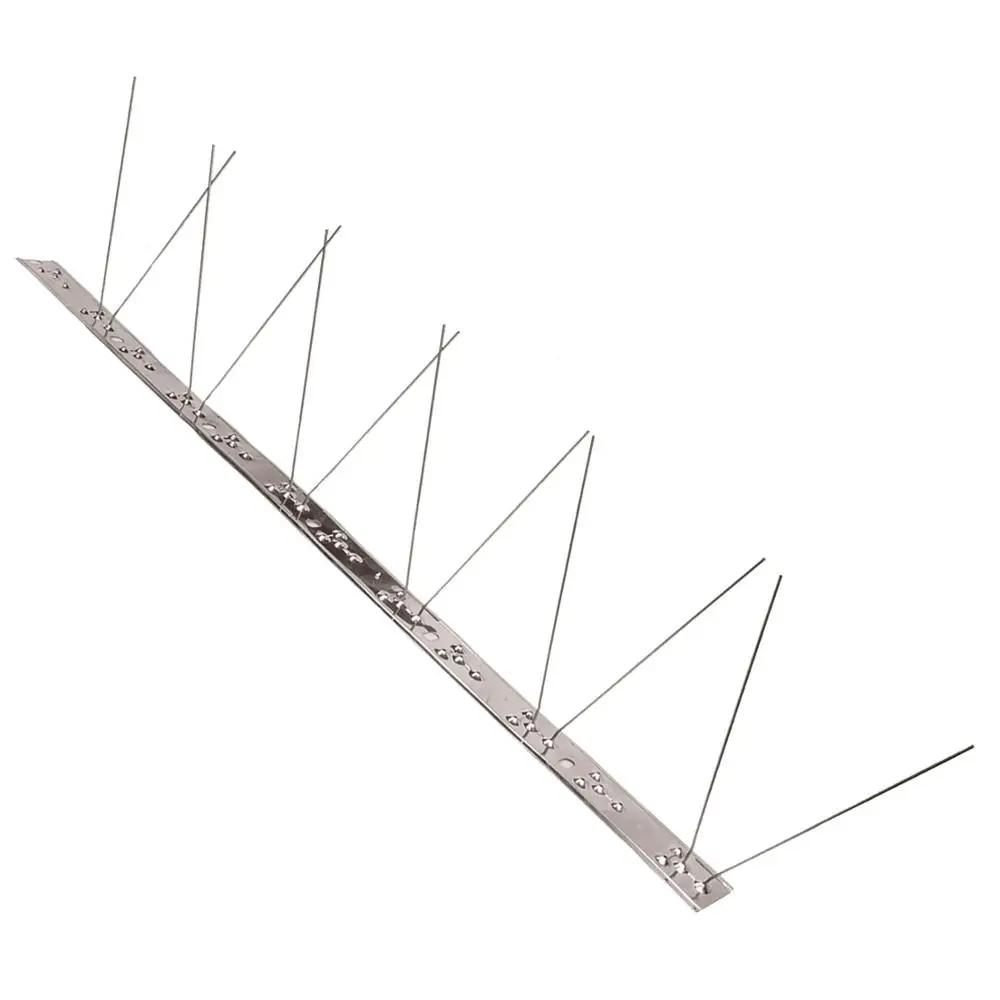 MH-01-SL 1 row pigeon spikes bird spike birds on stainless steel base - high quality solution for control |