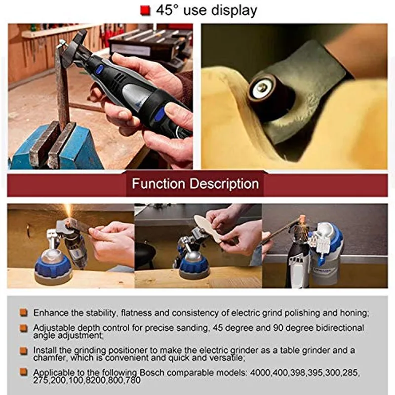 Универсальное шлифовальное направляющее устройство позиционер для