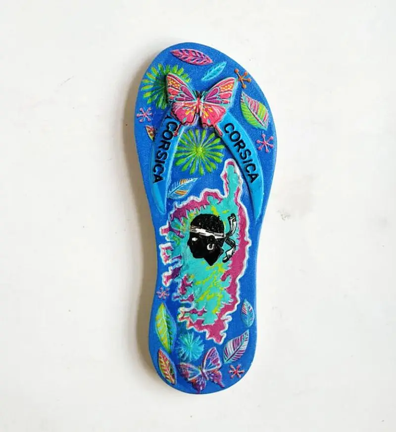 Ручная роспись Франция Корсика 3D холодильник сувениры-магниты холодильника