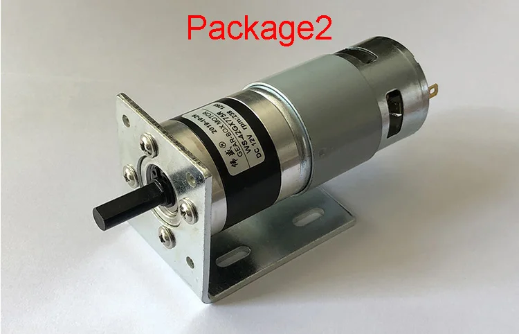 Планетарный электродвигатель постоянного тока 12 В/24 В с высоким крутящим
