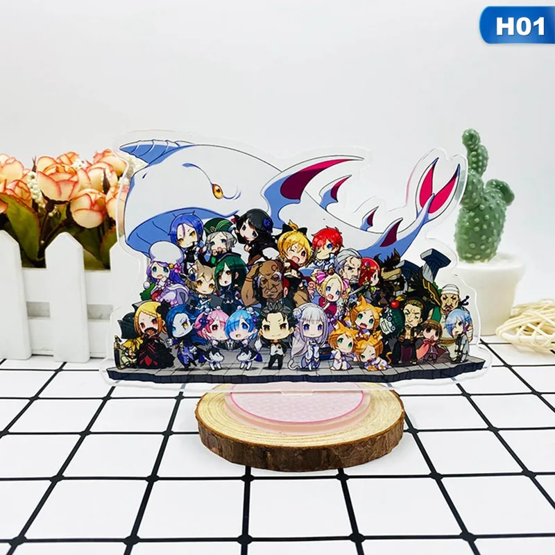 

Re:Life in a different world from zero Rem Anime Cosplay Acrylic Stand Figure Model Plate Holder Topper