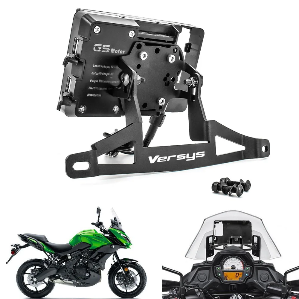 Аксессуары для мотоциклов кронштейн GPS навигации держатель Kawasaki Versys 650 1000 Versys650 MY