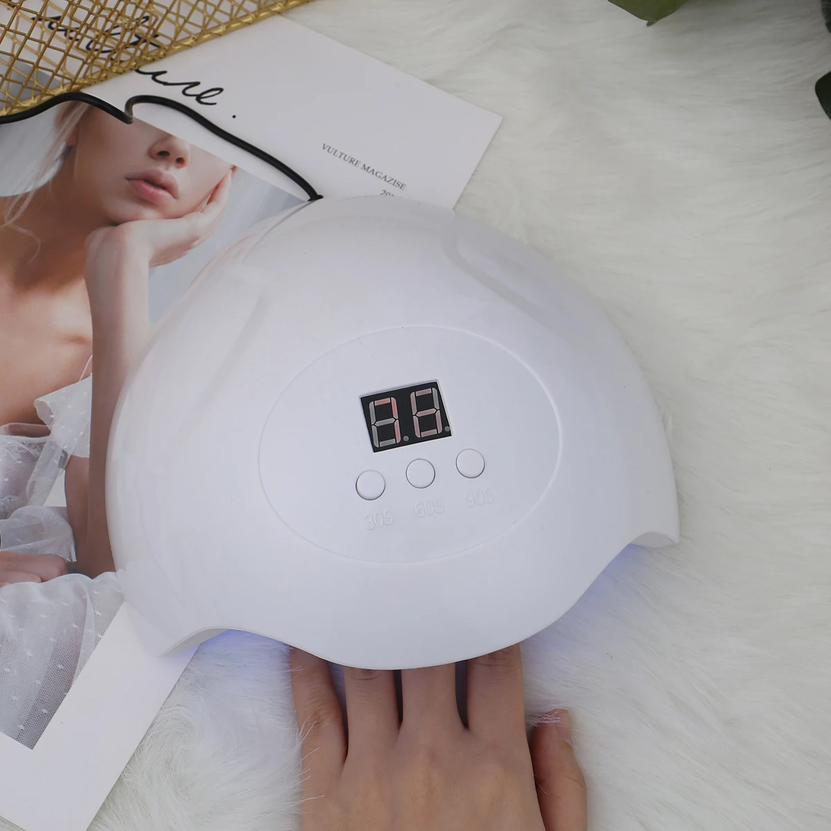 Новая светодиодная УФ лампа ENNKE для гель лака ногтей быстросохнущая