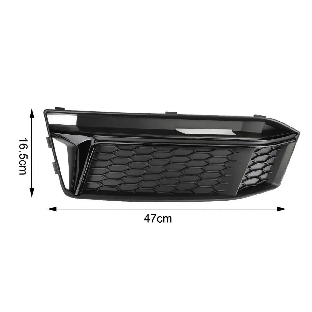 

Durable L/R Black Strips Fog Light Grille Sturdy Bezel 8W0807681K 8W0807682K Car Accessories Goods for Audi A4L 16-18 Sports